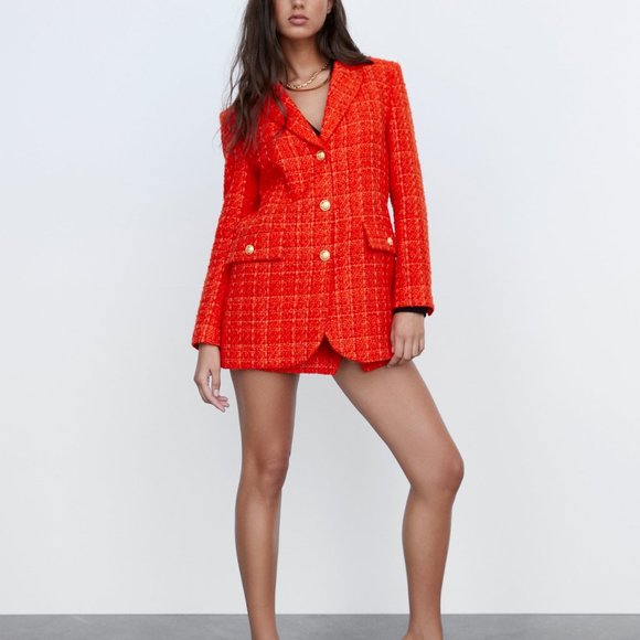Zara Other - ZARA PRINTED LINING FITTED JACKET.. JACKET ONLY